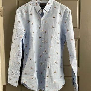Bonobos Blue printed button down